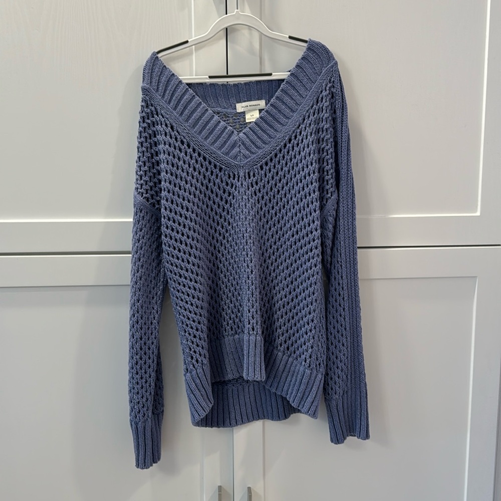 Club Monaco Blue Sweater, Size S/P (fits oversized)